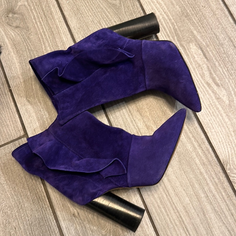 Women’s suede Iro boot 4 inch heel